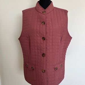 Carroll Reed Quilted Vest Size LG